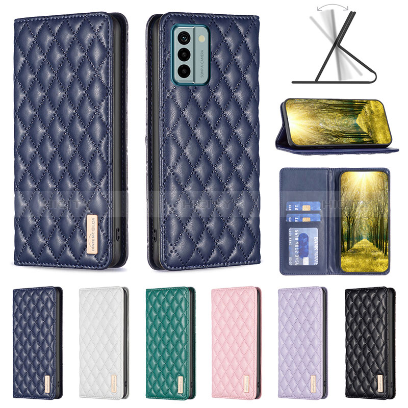 Funda de Cuero Cartera con Soporte Carcasa B19F para Nokia G22