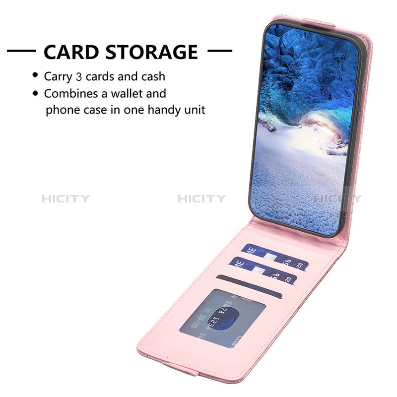 Funda de Cuero Cartera con Soporte Carcasa B19F para Realme C67