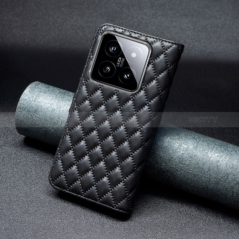 Funda de Cuero Cartera con Soporte Carcasa B19F para Xiaomi Mi 14 5G