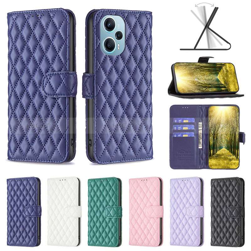 Funda de Cuero Cartera con Soporte Carcasa B19F para Xiaomi Poco F5 5G