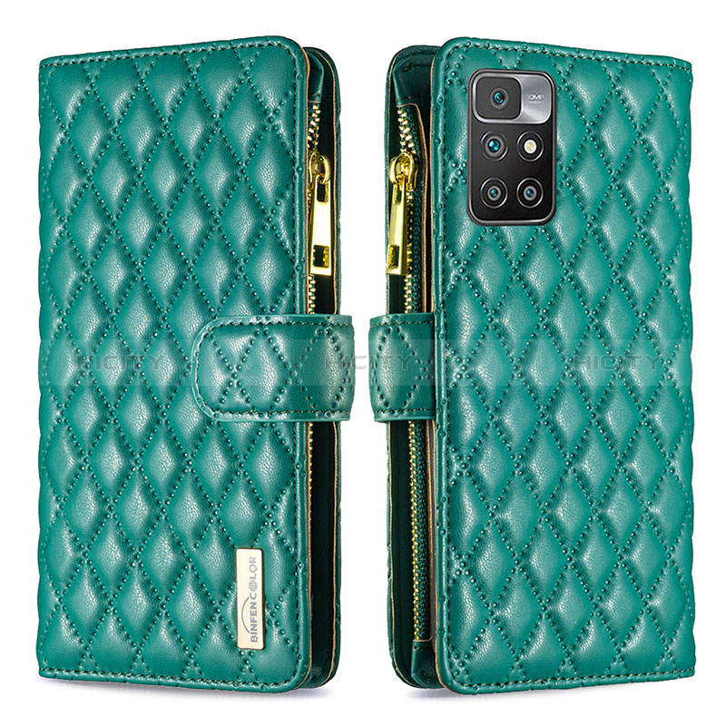 Funda de Cuero Cartera con Soporte Carcasa B19F para Xiaomi Redmi 10 (2022)