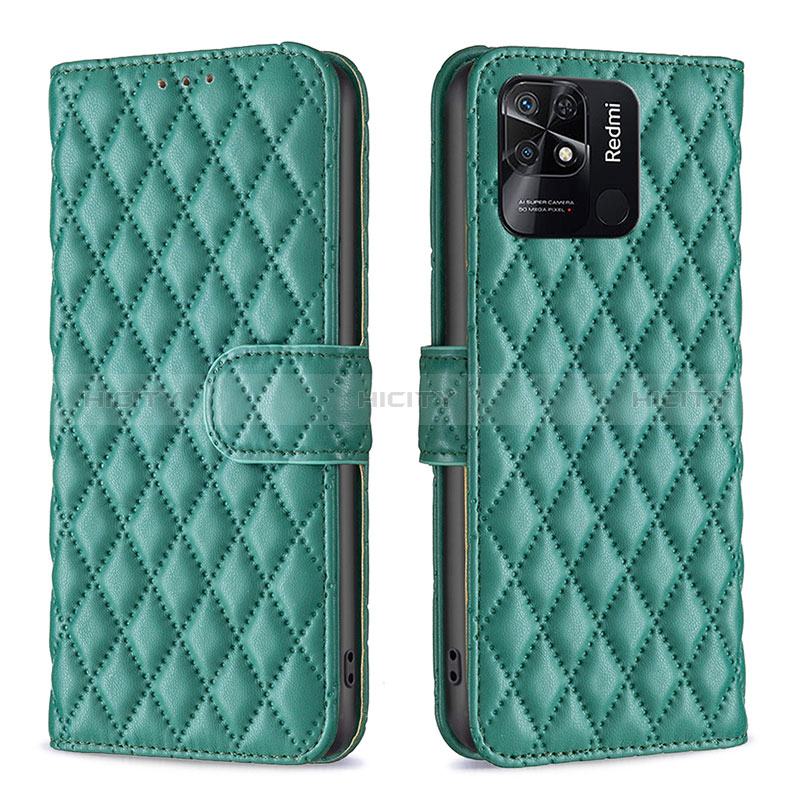 Funda de Cuero Cartera con Soporte Carcasa B19F para Xiaomi Redmi 10 Power