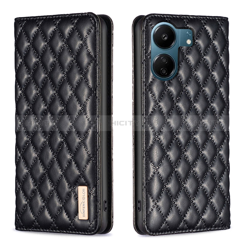 Funda de Cuero Cartera con Soporte Carcasa B19F para Xiaomi Redmi 13C