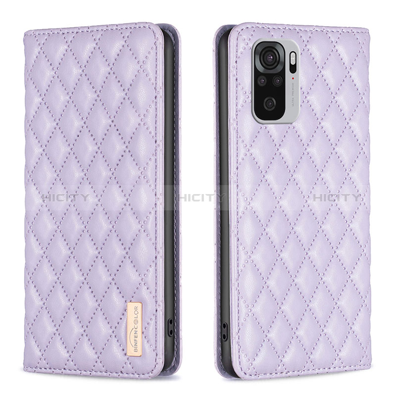 Funda de Cuero Cartera con Soporte Carcasa B19F para Xiaomi Redmi Note 10 4G