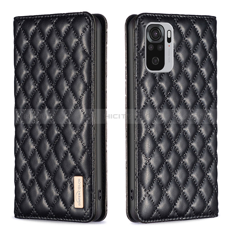 Funda de Cuero Cartera con Soporte Carcasa B19F para Xiaomi Redmi Note 10 4G