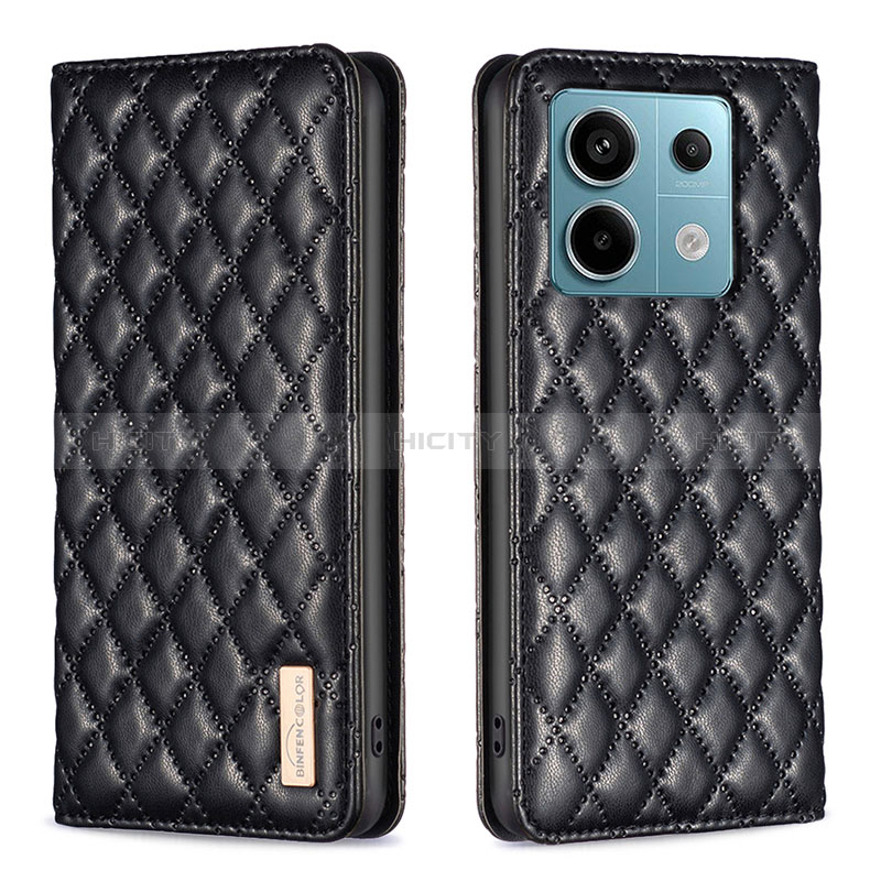 Funda de Cuero Cartera con Soporte Carcasa B19F para Xiaomi Redmi Note 13 Pro 5G