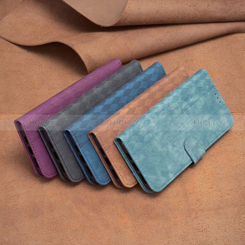 Funda de Cuero Cartera con Soporte Carcasa B21F para Motorola Moto E13