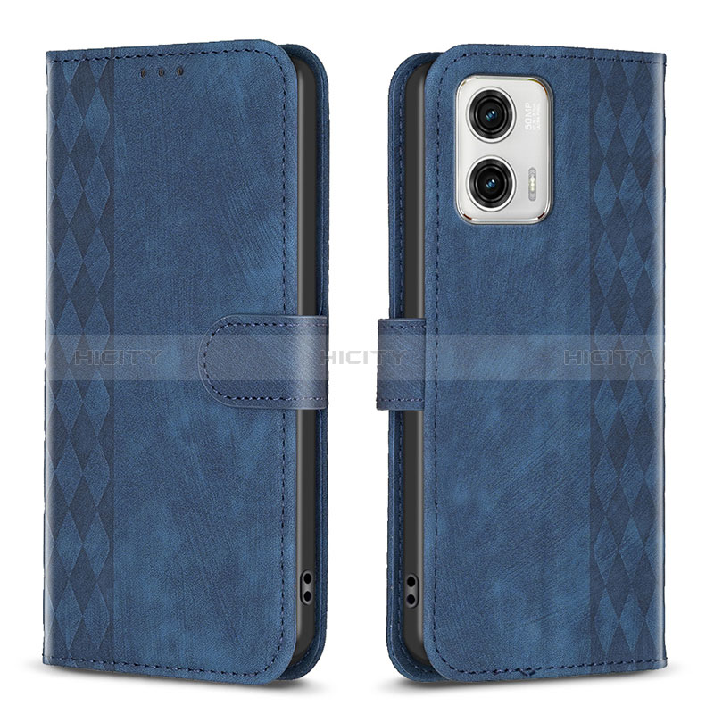 Funda de Cuero Cartera con Soporte Carcasa B21F para Motorola Moto G73 5G