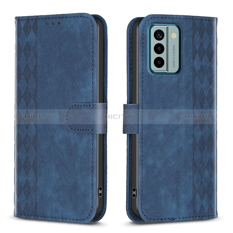 Funda de Cuero Cartera con Soporte Carcasa B21F para Nokia G22 Azul