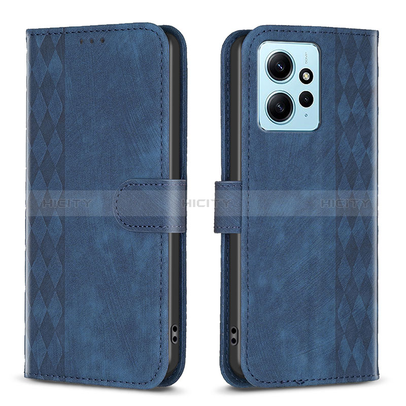 Funda de Cuero Cartera con Soporte Carcasa B21F para Xiaomi Redmi Note 12 4G