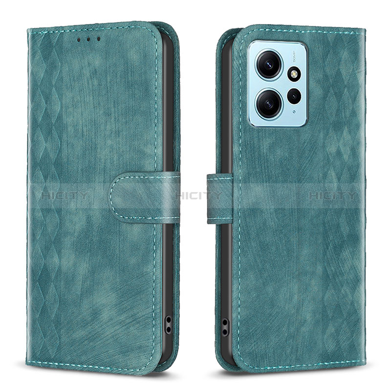 Funda de Cuero Cartera con Soporte Carcasa B21F para Xiaomi Redmi Note 12 4G