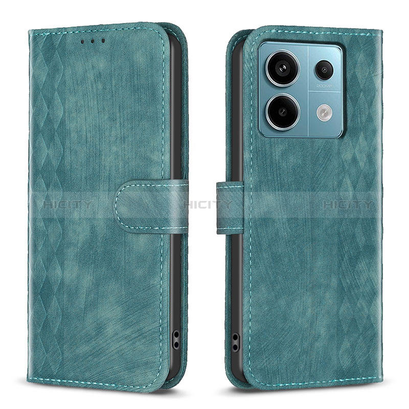 Funda de Cuero Cartera con Soporte Carcasa B21F para Xiaomi Redmi Note 13 Pro 5G