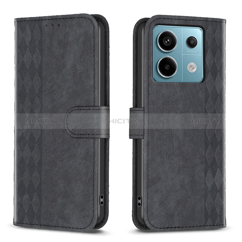 Funda de Cuero Cartera con Soporte Carcasa B21F para Xiaomi Redmi Note 13 Pro 5G