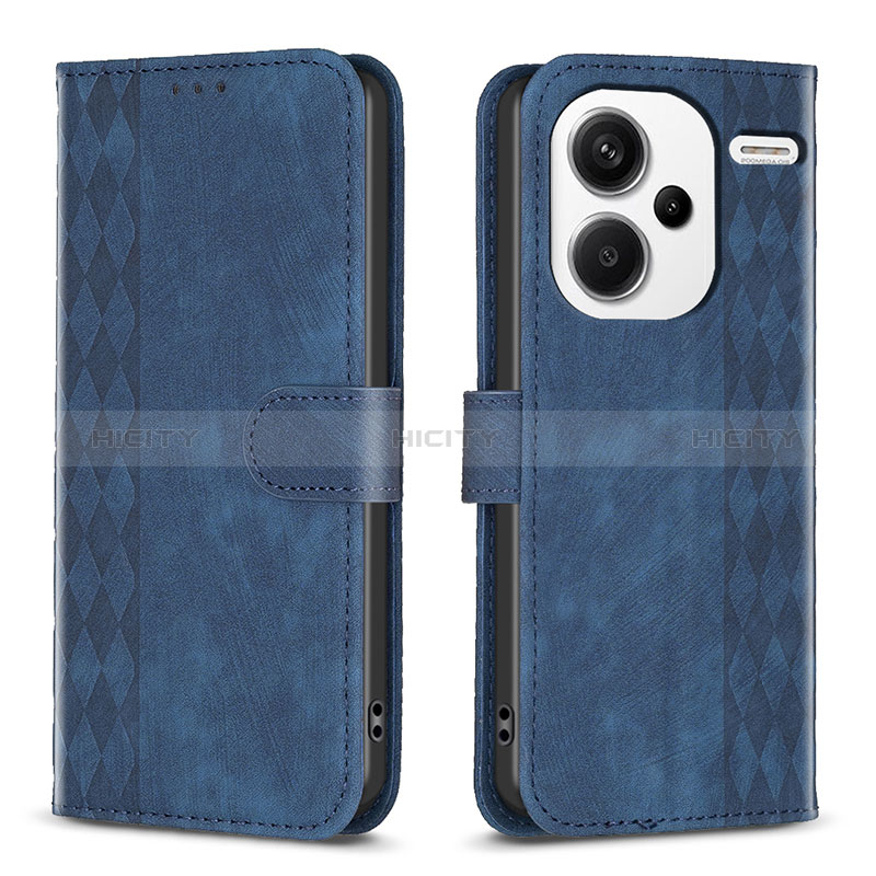 Funda de Cuero Cartera con Soporte Carcasa B21F para Xiaomi Redmi Note 13 Pro+ Plus 5G