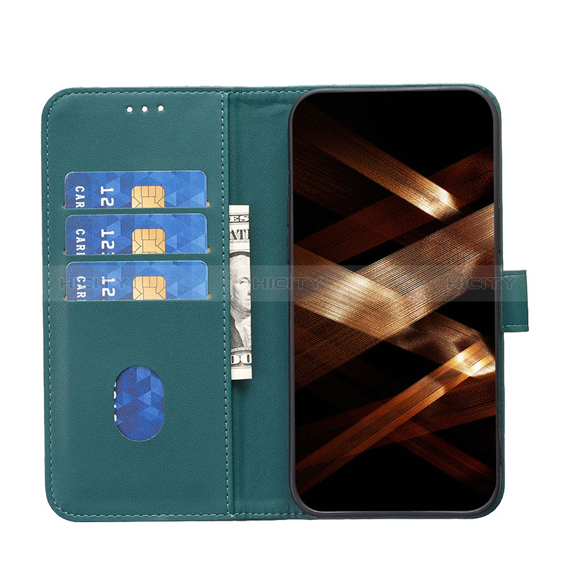 Funda de Cuero Cartera con Soporte Carcasa B22F para Motorola Moto E13