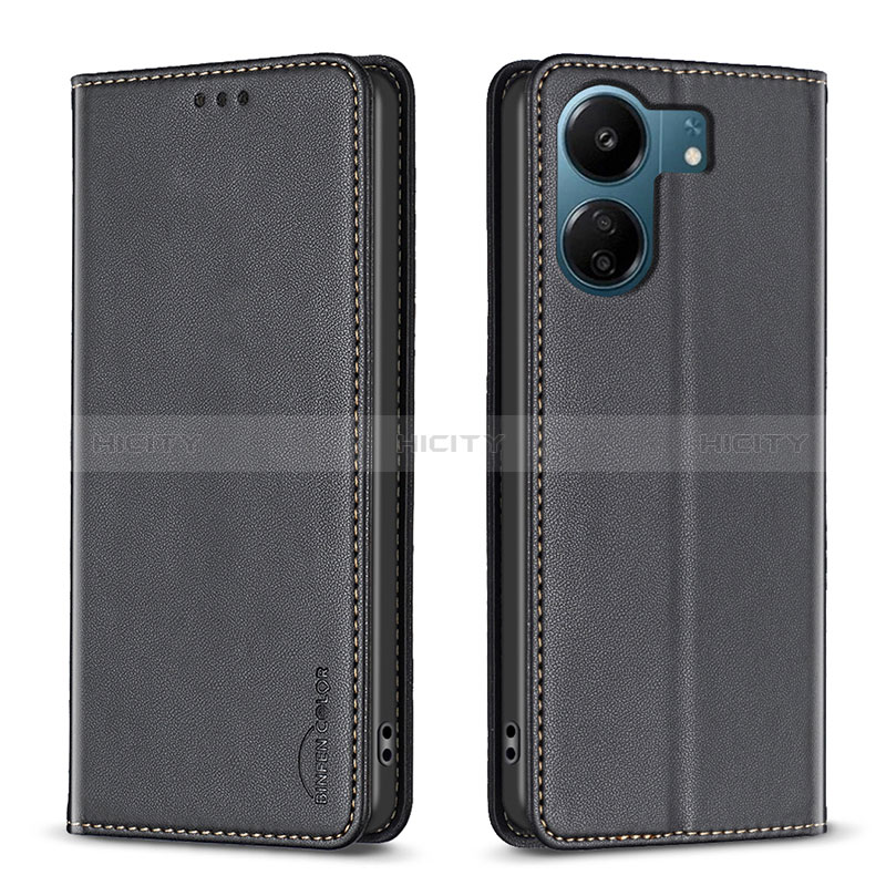 Funda de Cuero Cartera con Soporte Carcasa B22F para Xiaomi Poco C65