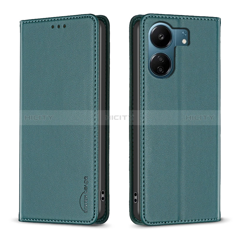 Funda de Cuero Cartera con Soporte Carcasa B22F para Xiaomi Redmi 13C