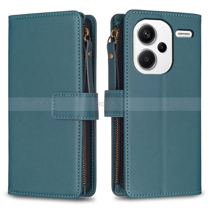 Funda de Cuero Cartera con Soporte Carcasa B22F para Xiaomi Redmi Note 13 Pro+ Plus 5G