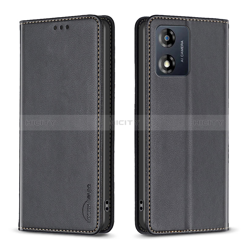 Funda de Cuero Cartera con Soporte Carcasa B23F para Motorola Moto E13