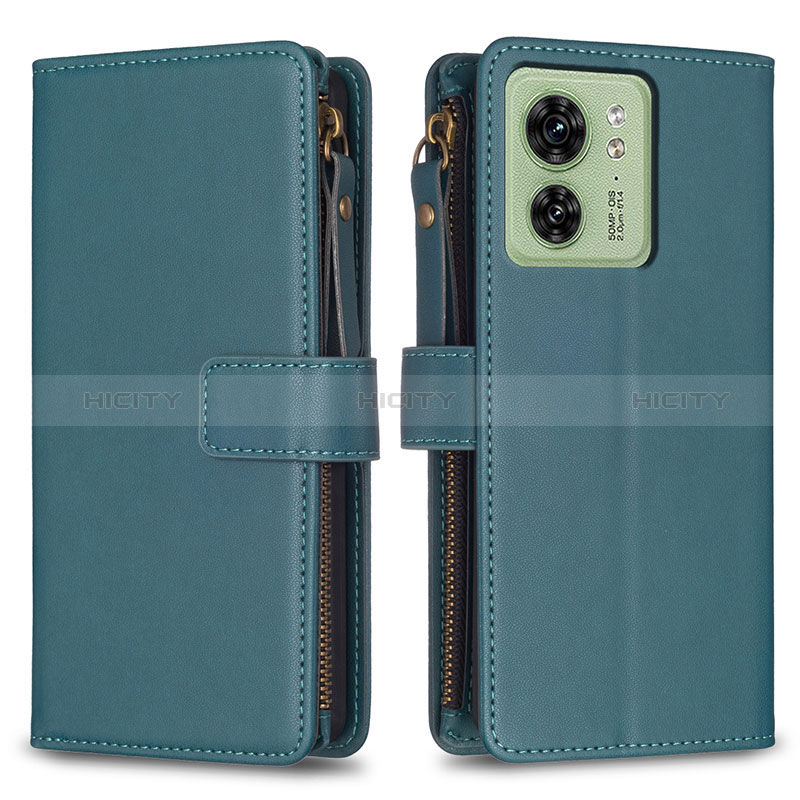 Funda de Cuero Cartera con Soporte Carcasa B23F para Motorola Moto Edge 40 5G