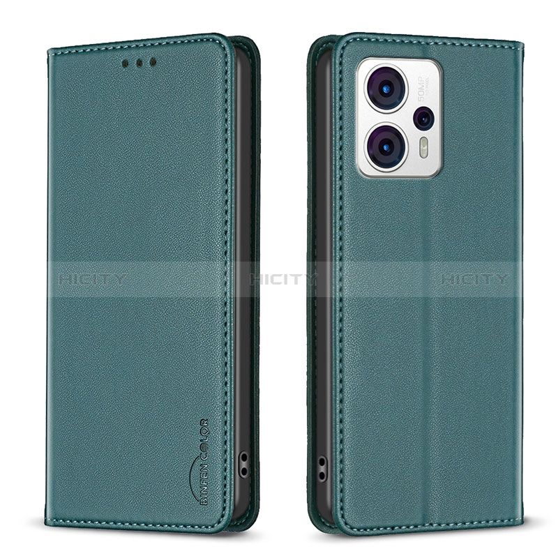 Funda de Cuero Cartera con Soporte Carcasa B23F para Motorola Moto G13