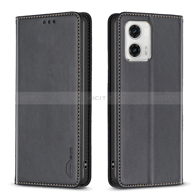 Funda de Cuero Cartera con Soporte Carcasa B23F para Motorola Moto G73 5G