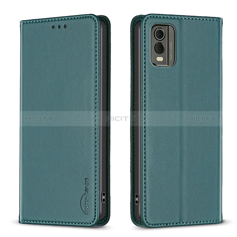 Funda de Cuero Cartera con Soporte Carcasa B23F para Nokia C32