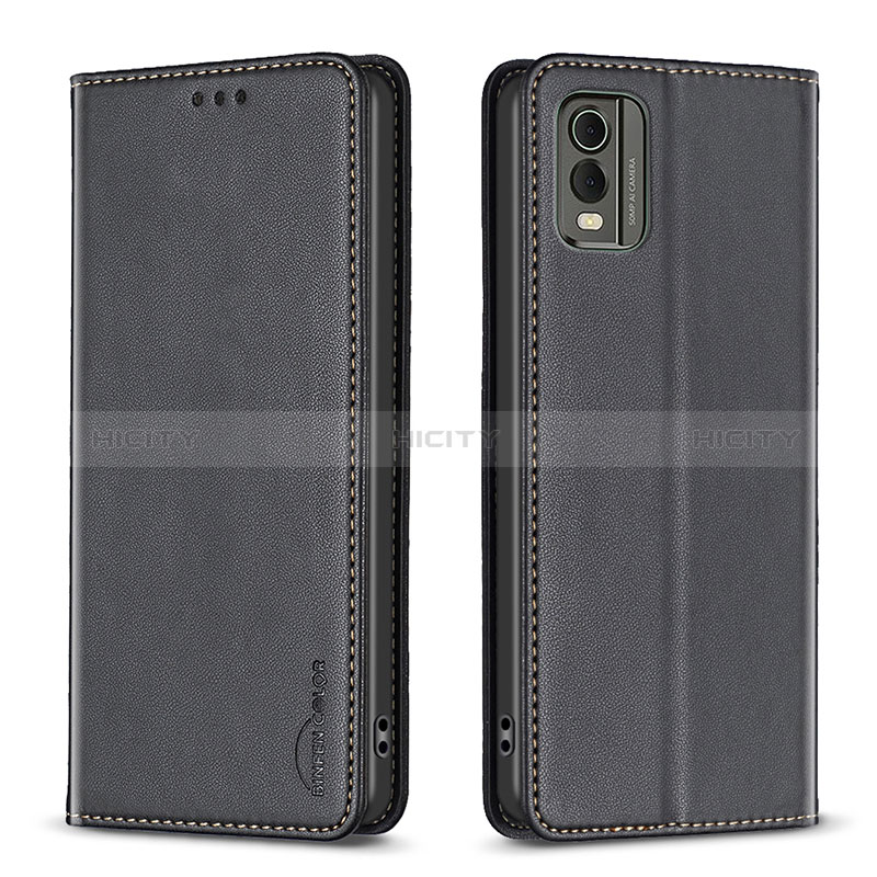 Funda de Cuero Cartera con Soporte Carcasa B23F para Nokia C32