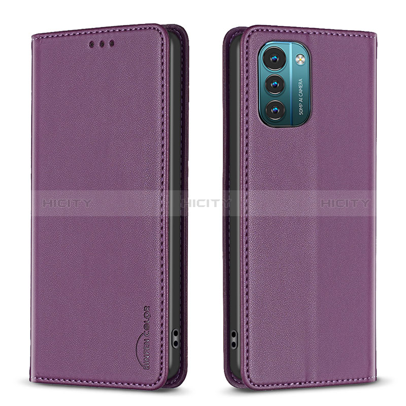 Funda de Cuero Cartera con Soporte Carcasa B23F para Nokia G11