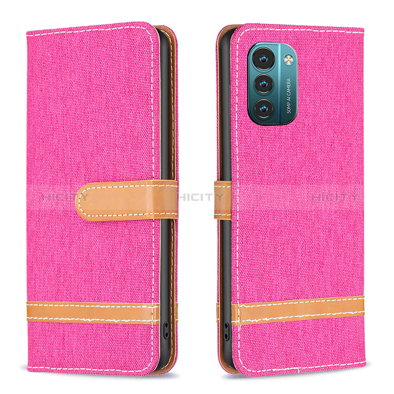 Funda de Cuero Cartera con Soporte Carcasa B24F para Nokia G21