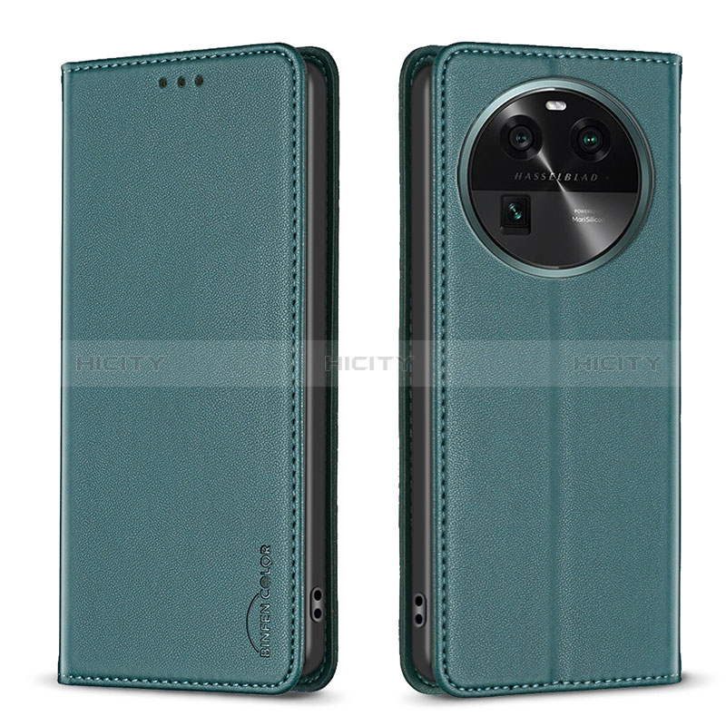 Funda de Cuero Cartera con Soporte Carcasa B24F para Oppo Find X6 5G