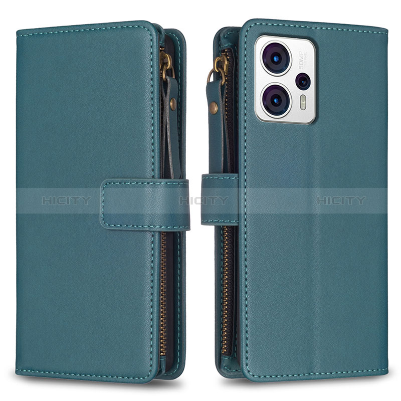 Funda de Cuero Cartera con Soporte Carcasa B25F para Motorola Moto G13