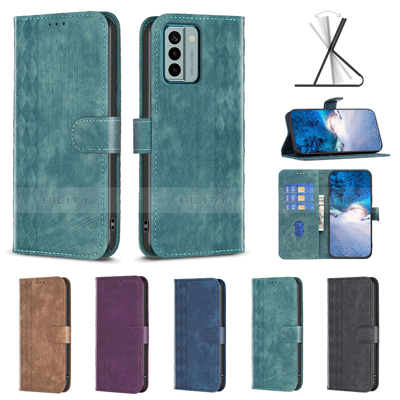 Funda de Cuero Cartera con Soporte Carcasa B25F para Nokia G22