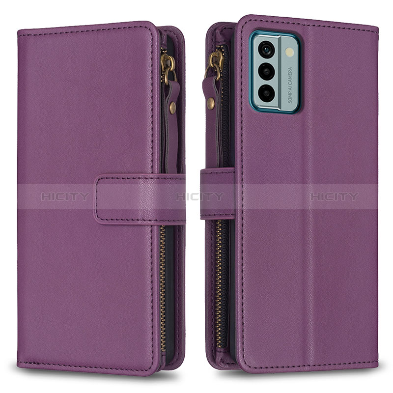 Funda de Cuero Cartera con Soporte Carcasa B26F para Nokia G22