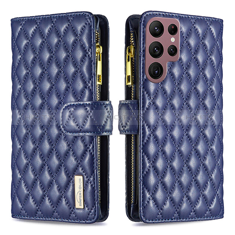 Funda de Cuero Cartera con Soporte Carcasa BF1 para Samsung Galaxy S22 Ultra 5G