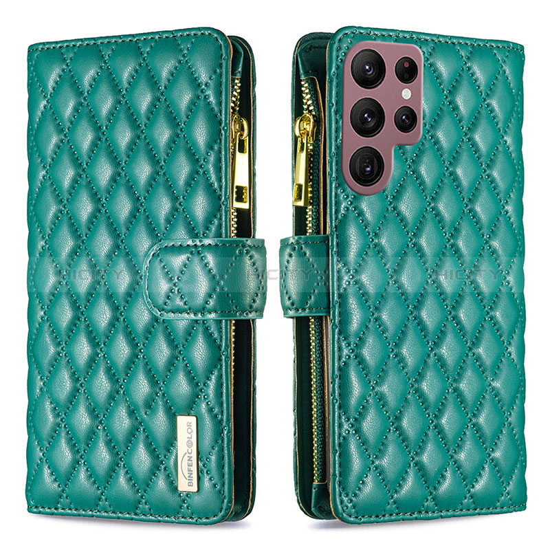 Funda de Cuero Cartera con Soporte Carcasa BF1 para Samsung Galaxy S22 Ultra 5G