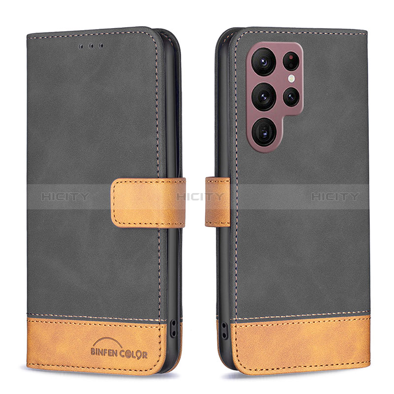 Funda de Cuero Cartera con Soporte Carcasa BF1 para Samsung Galaxy S23 Ultra 5G