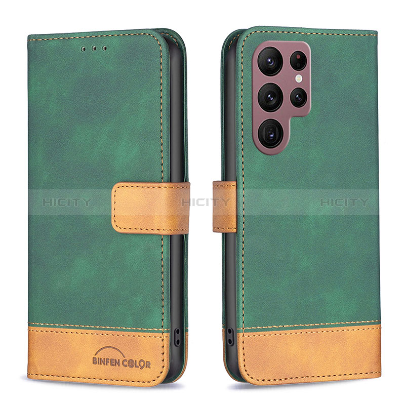 Funda de Cuero Cartera con Soporte Carcasa BF1 para Samsung Galaxy S23 Ultra 5G