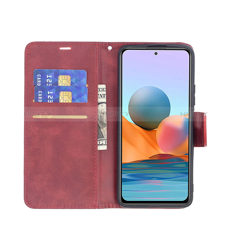 Funda de Cuero Cartera con Soporte Carcasa BF1 para Xiaomi Redmi Note 10 Pro 4G