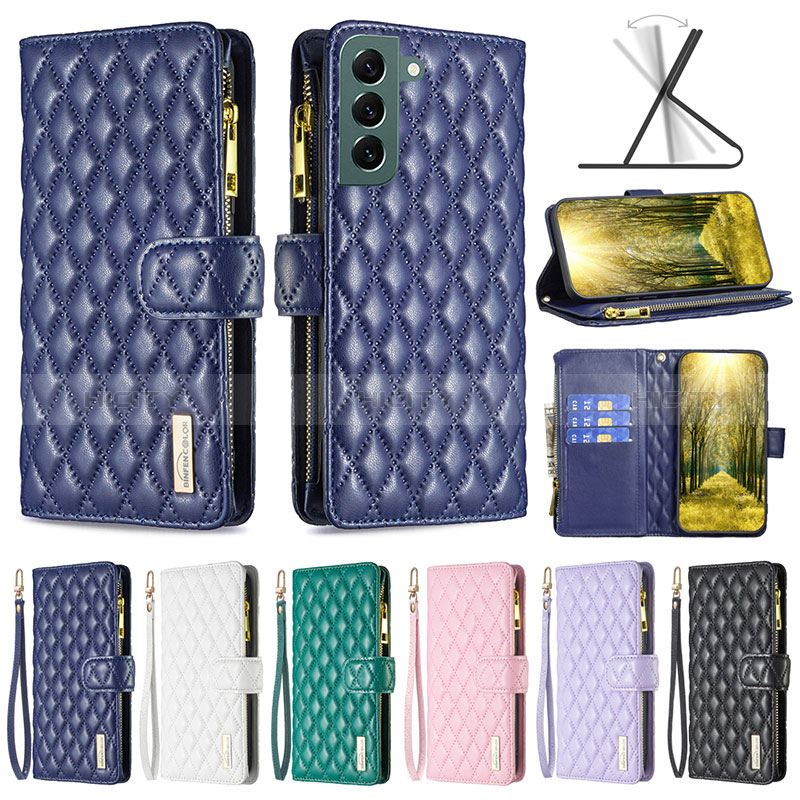 Funda de Cuero Cartera con Soporte Carcasa BF2 para Samsung Galaxy S22 Plus 5G