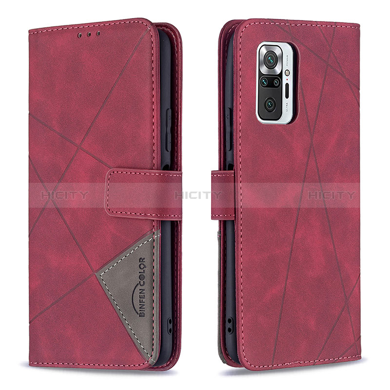 Funda de Cuero Cartera con Soporte Carcasa BF2 para Xiaomi Redmi Note 10 Pro 4G