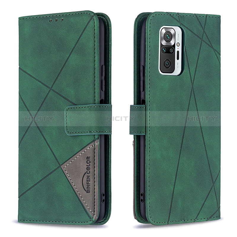 Funda de Cuero Cartera con Soporte Carcasa BF2 para Xiaomi Redmi Note 10 Pro 4G