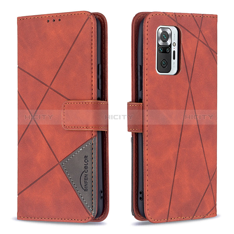 Funda de Cuero Cartera con Soporte Carcasa BF2 para Xiaomi Redmi Note 10 Pro Max