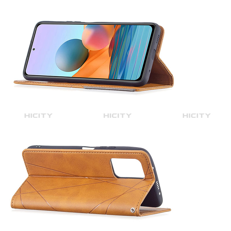 Funda de Cuero Cartera con Soporte Carcasa BF5 para Xiaomi Redmi Note 10 Pro 4G