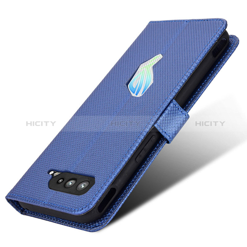 Funda de Cuero Cartera con Soporte Carcasa BY1 para Asus ROG Phone 5 Pro Azul