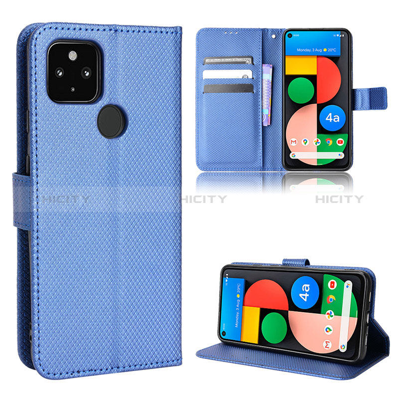 Funda de Cuero Cartera con Soporte Carcasa BY1 para Google Pixel 4a 5G