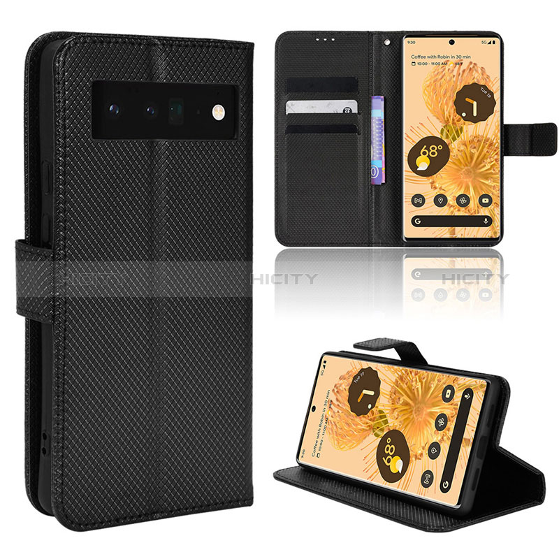 Funda de Cuero Cartera con Soporte Carcasa BY1 para Google Pixel 6 Pro 5G