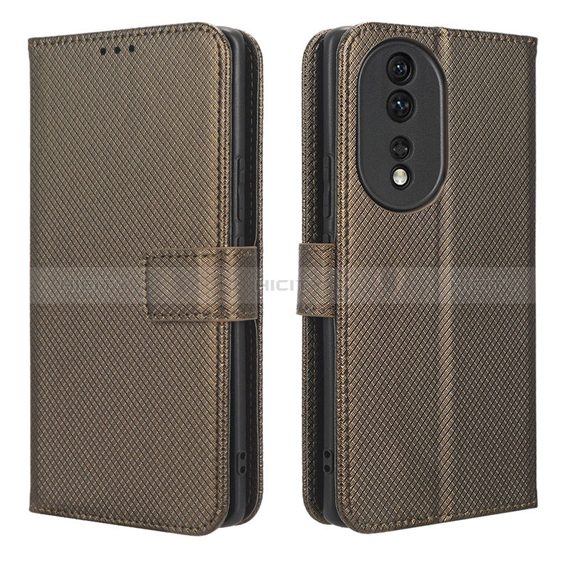 Funda de Cuero Cartera con Soporte Carcasa BY1 para Huawei Honor 80 5G