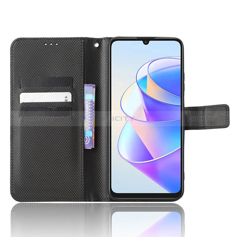 Funda de Cuero Cartera con Soporte Carcasa BY1 para Huawei Honor X7a