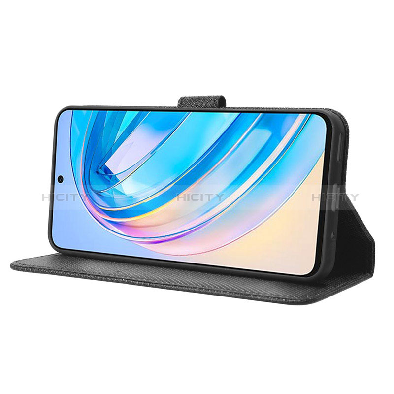 Funda de Cuero Cartera con Soporte Carcasa BY1 para Huawei Honor X8a 4G